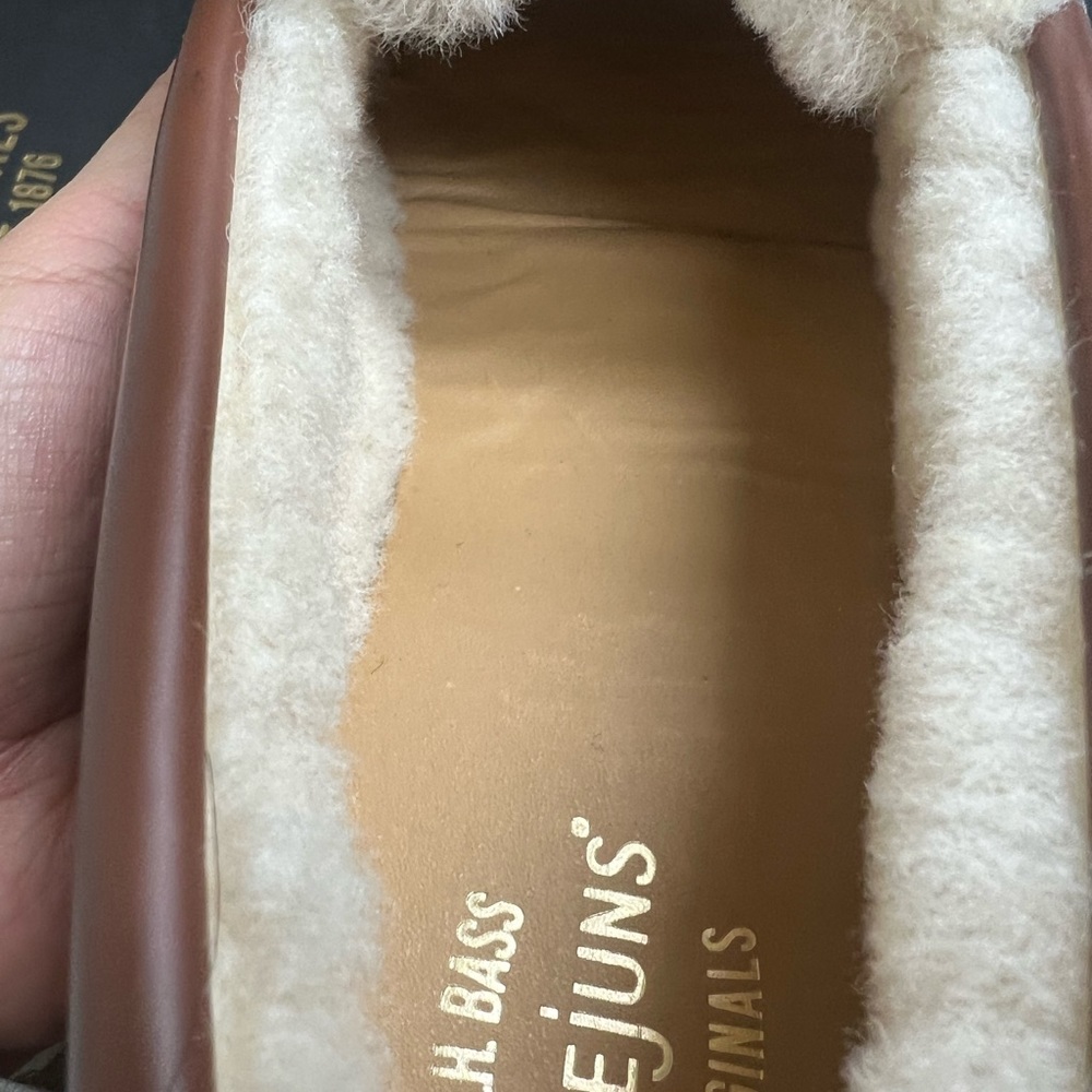 GH Bass Whitney Shearling Whiskey Loafer Flats Slip On Weejuns Various Sizes - Picture 11 of 13